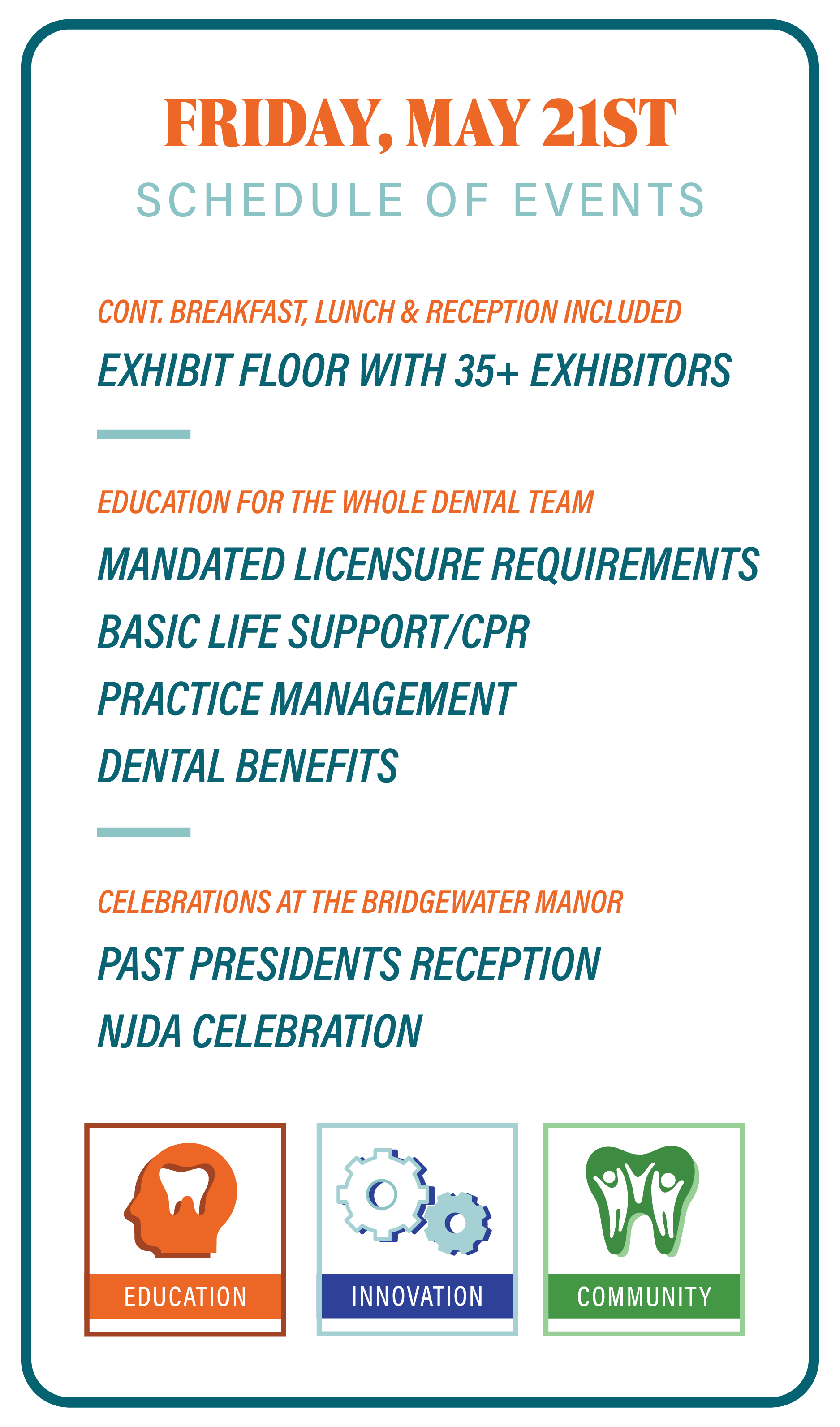 2027 Annual Convention Schedule Friday