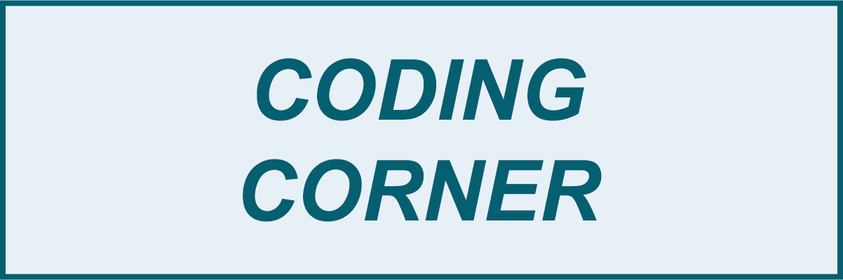 Coding Corner