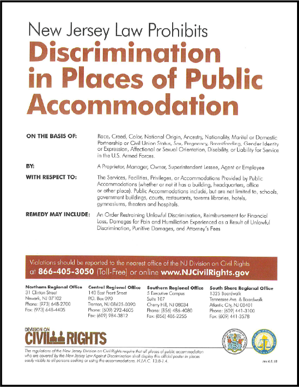 Discrimination in Public State poster