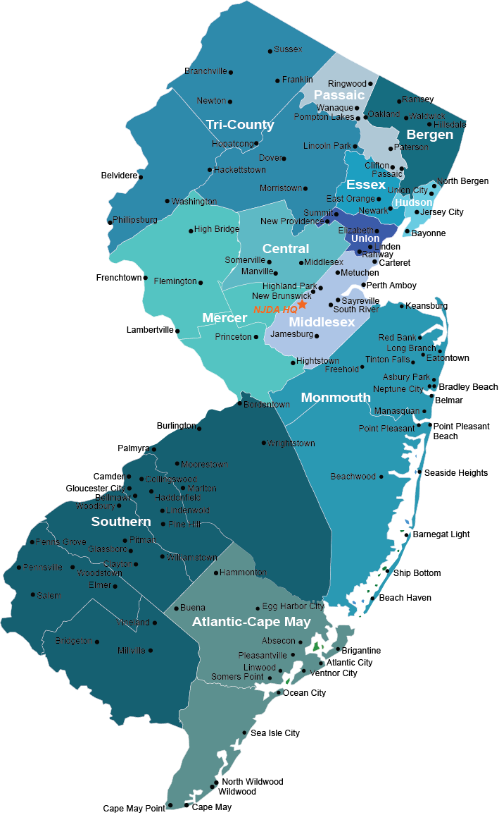 NJDA Component Map