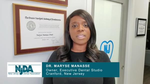 NJDA Dr. Maryse Manasse. Owner, Executive Dental Studio. Cranford, New Jersey.