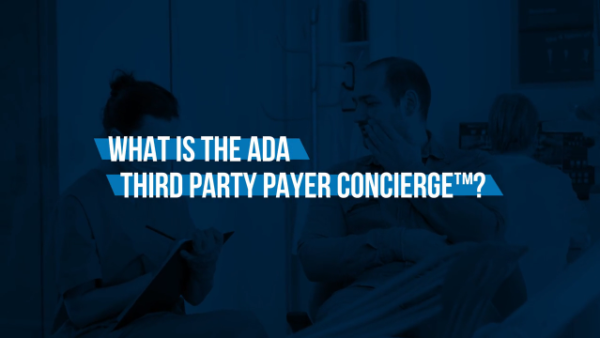 What is the ADA third party payer concierge?