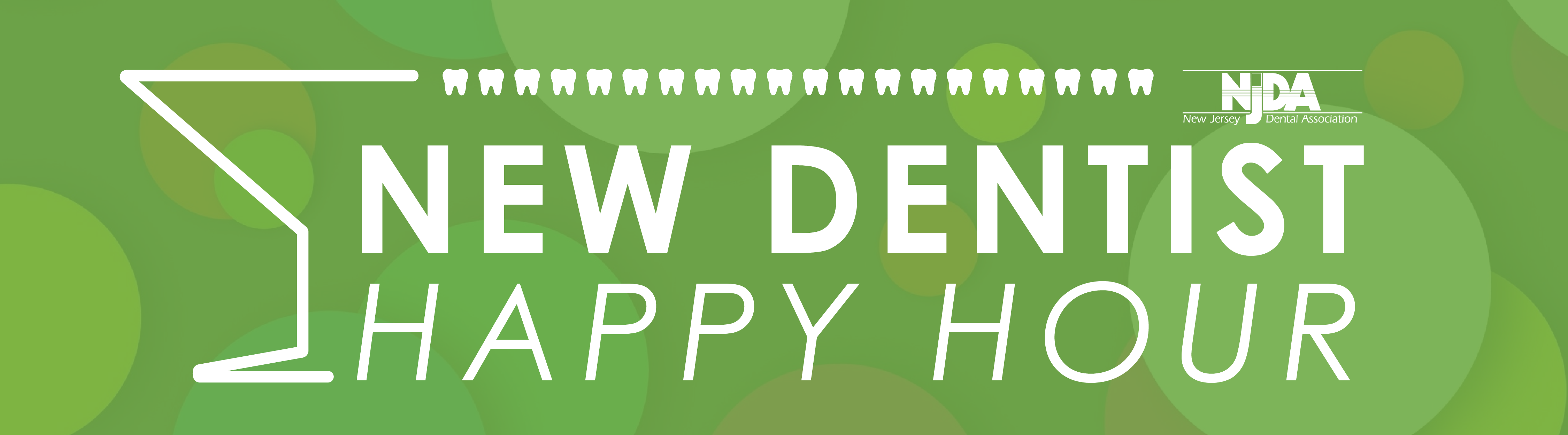New Dentist Happy Hour NJDA Banner