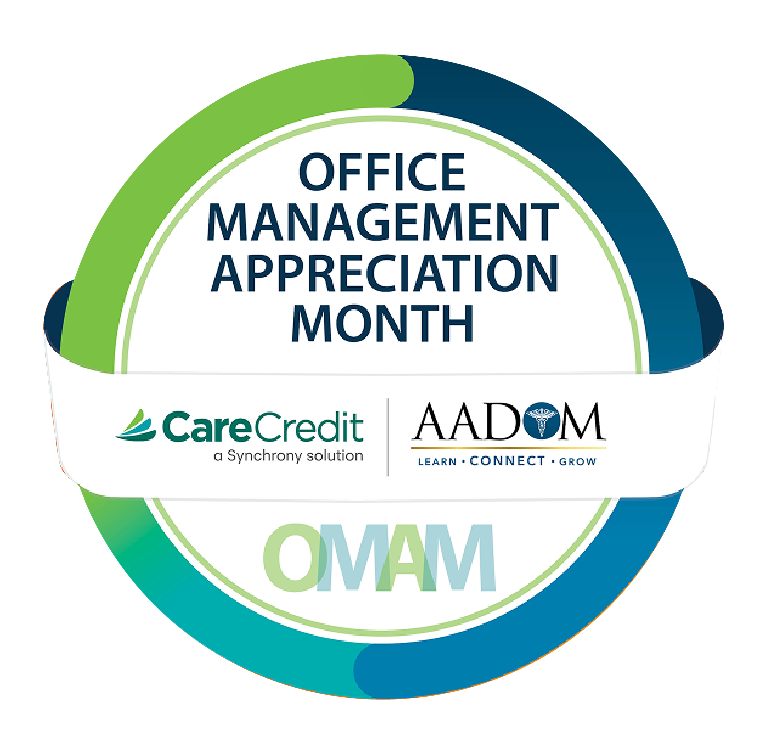 office management appreciation month logo
