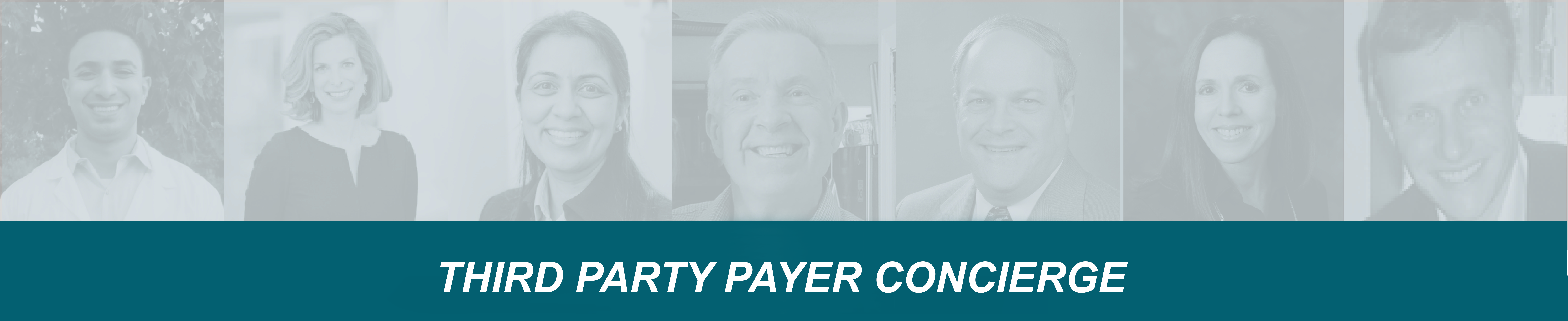 Third party payer concierge banner